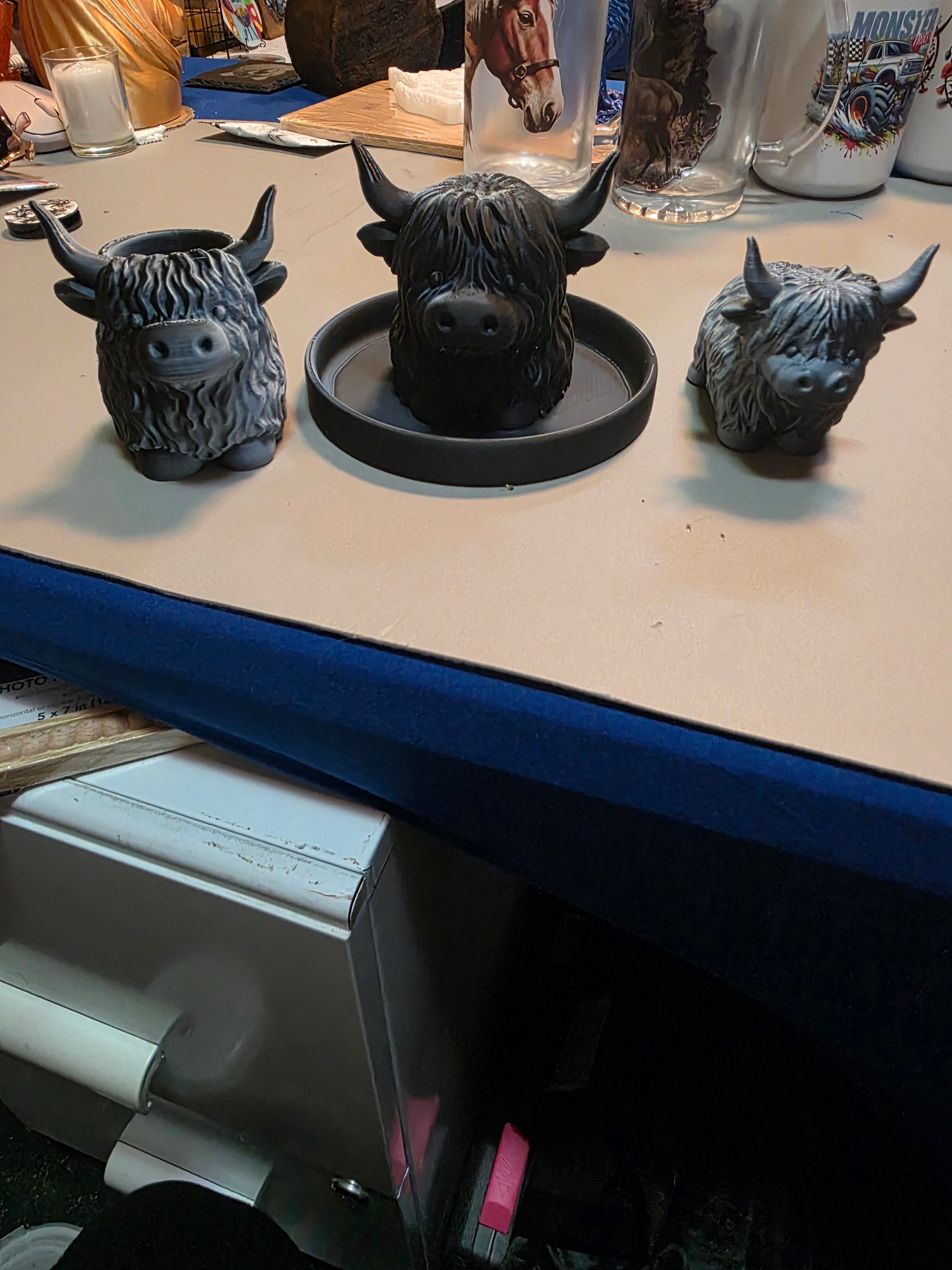 Figurine - Highland Cow Sets (3D)