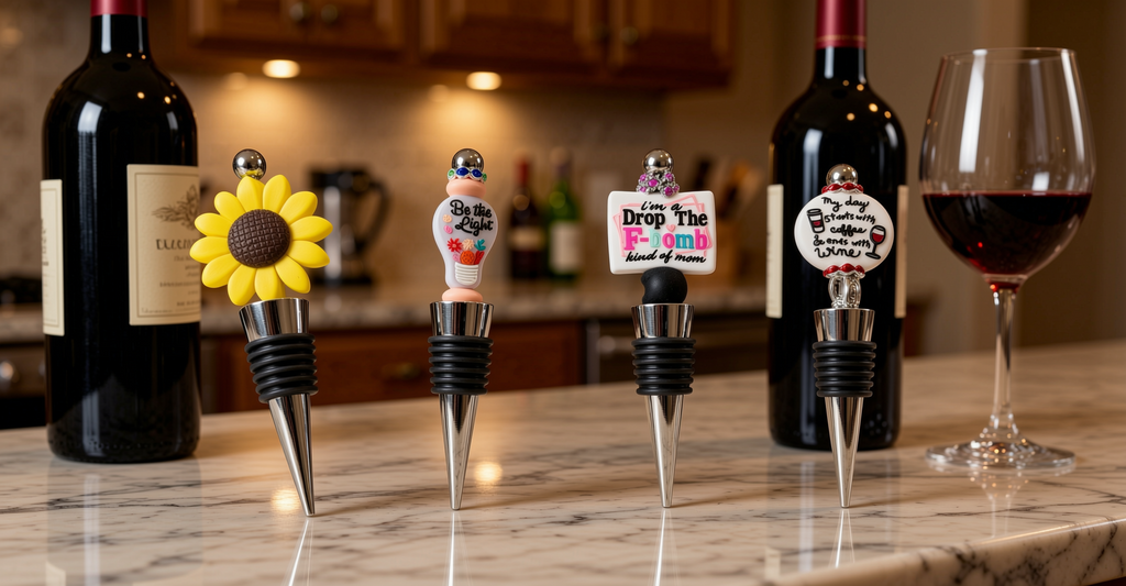 Wine Bottle Stopper (Beaded)
