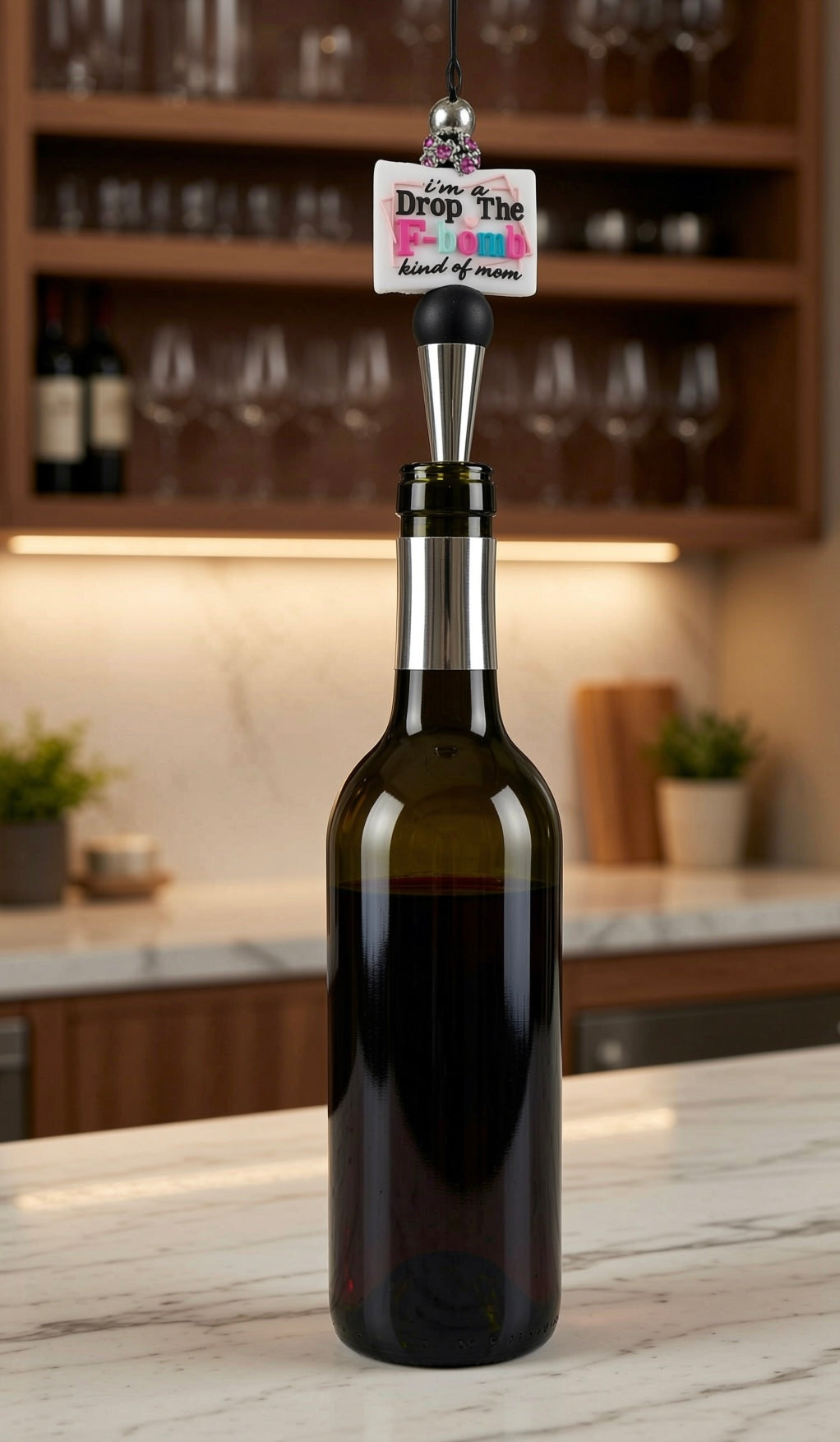 Wine Bottle Stopper (Beaded)