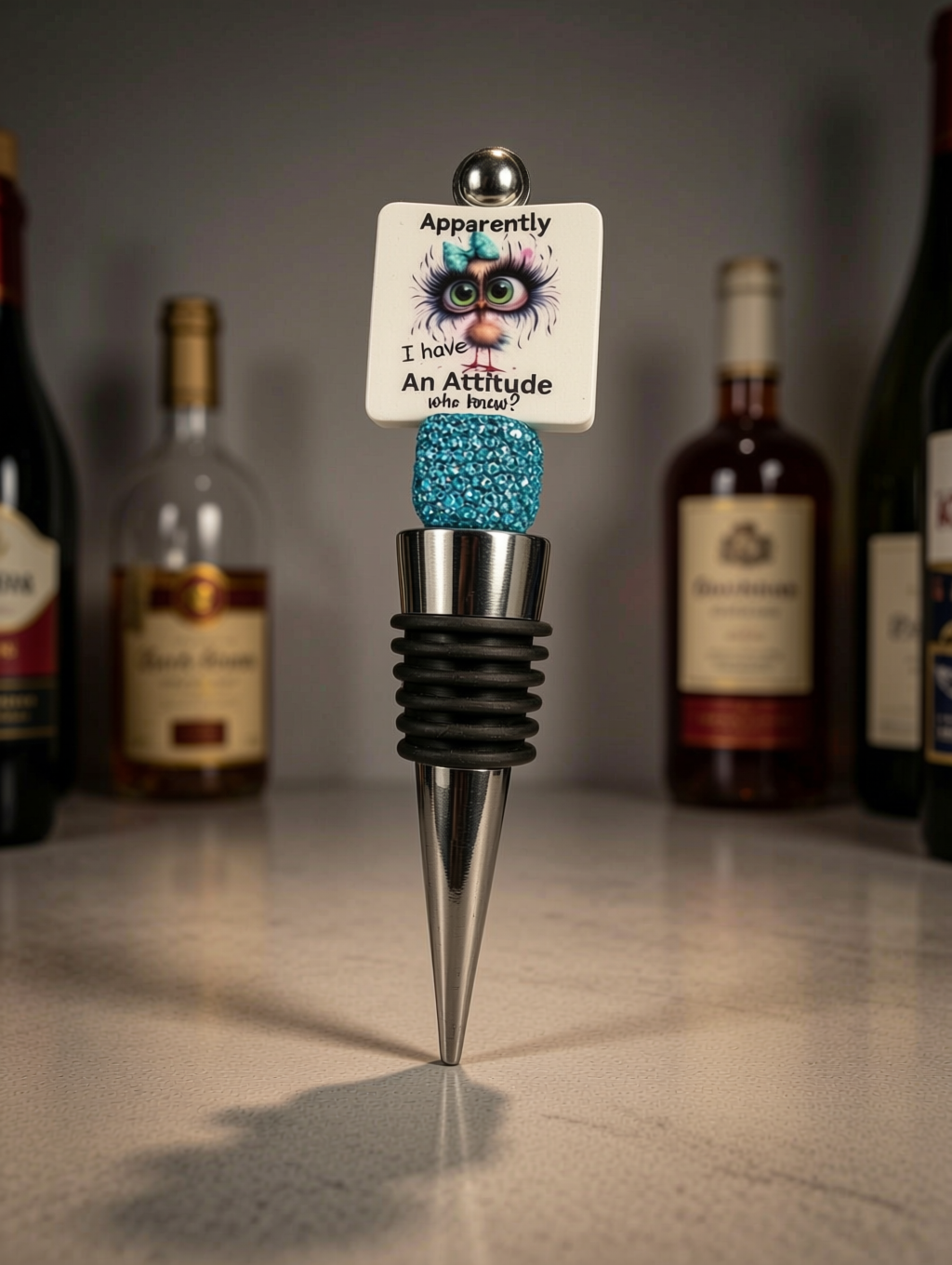 Wine Bottle Stopper (Beaded)