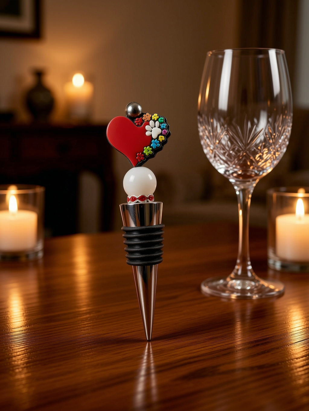 Wine Bottle Stopper (Beaded)