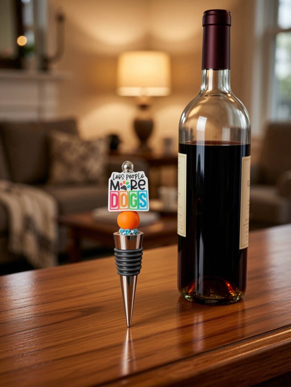 Wine Bottle Stopper (Beaded)