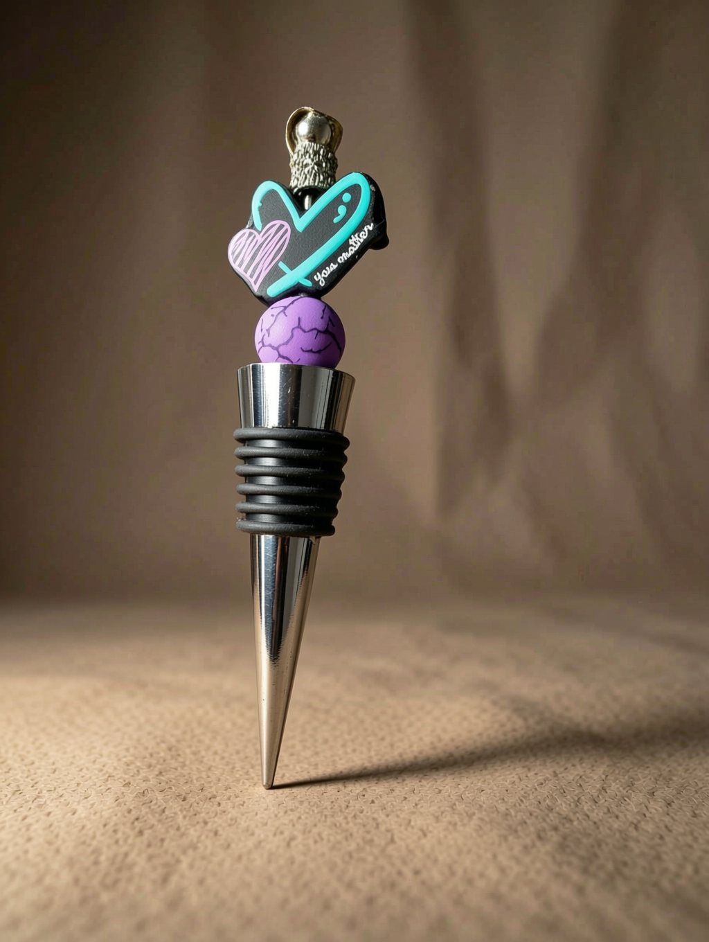 Wine Bottle Stopper (Beaded)