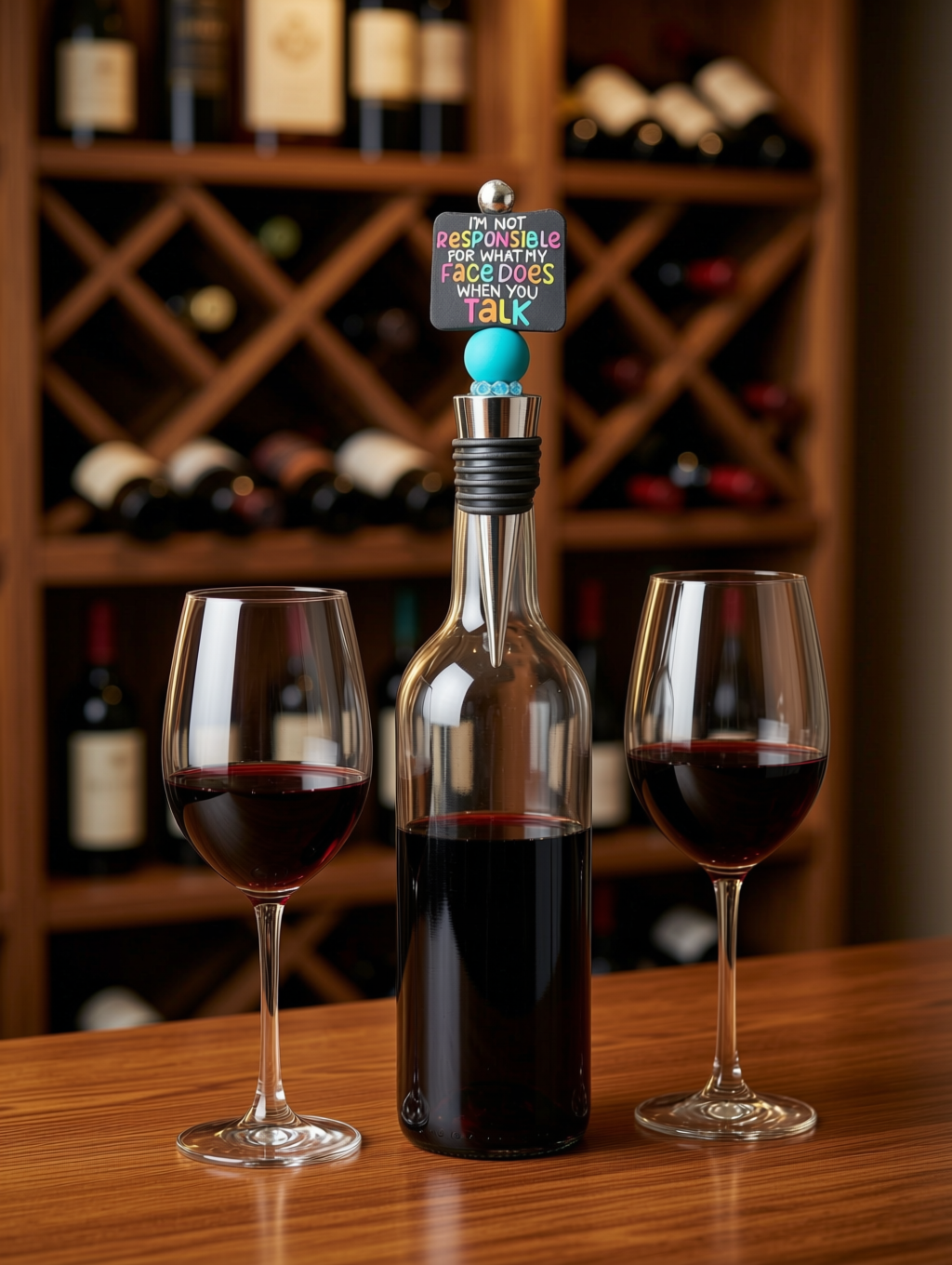Wine Bottle Stopper (Beaded)
