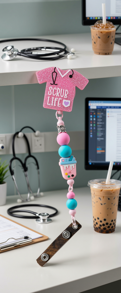 Badge/Name Tag Holders (Beaded)