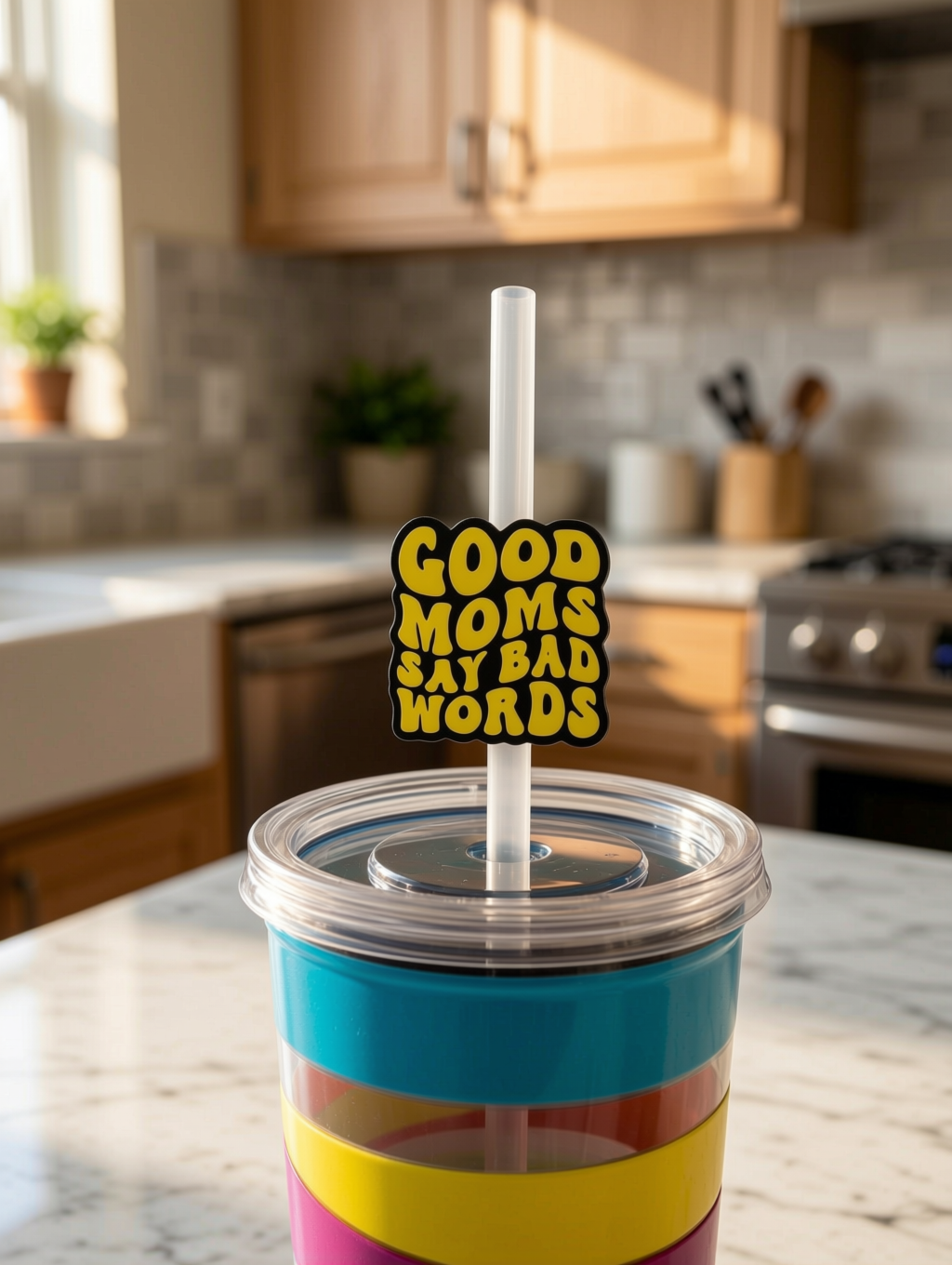 Straw Toppers and Bottle Caps - 3D