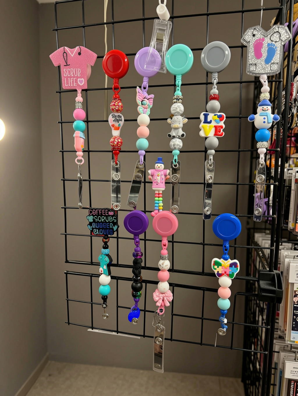 Badge/Name Tag Holders (Beaded)