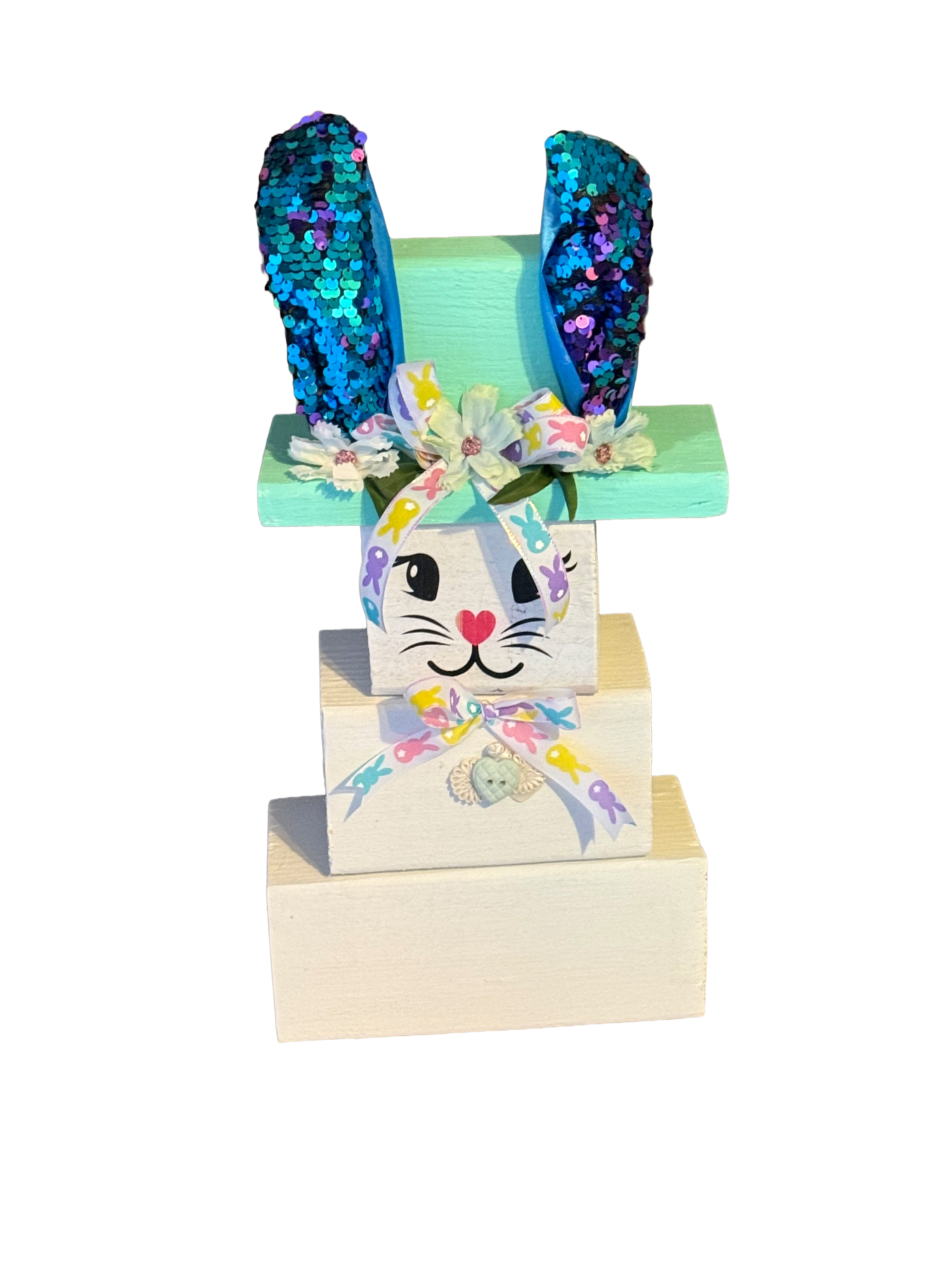 Unique wooden Stackable Bunnies