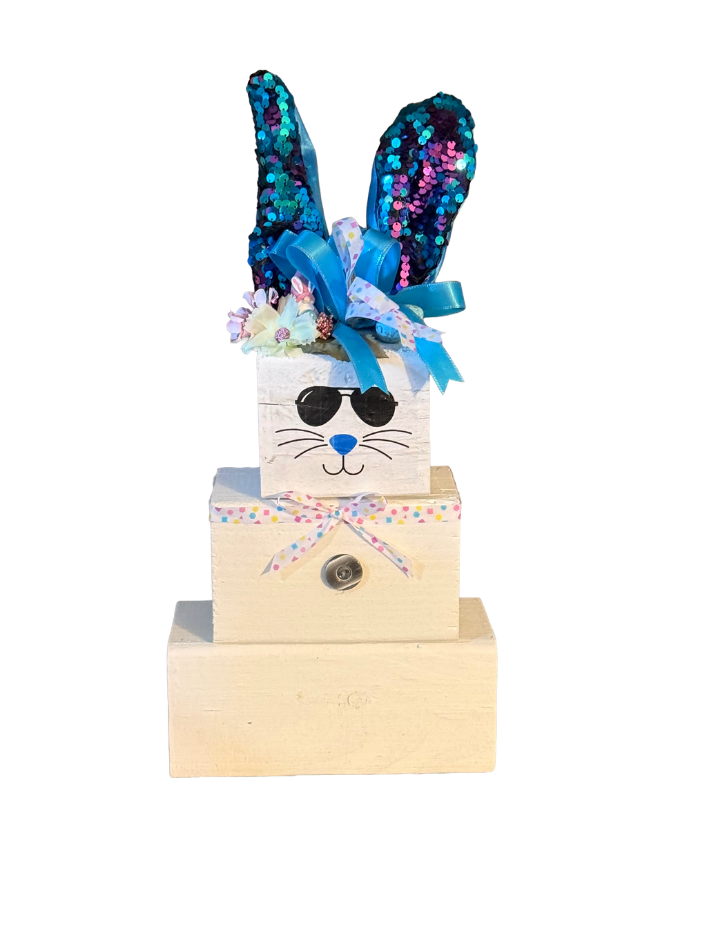 Unique wooden Stackable Bunnies