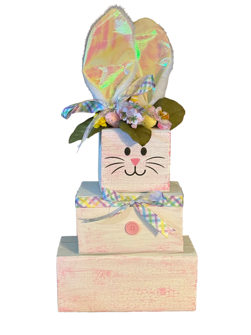 Unique wooden Stackable Bunnies