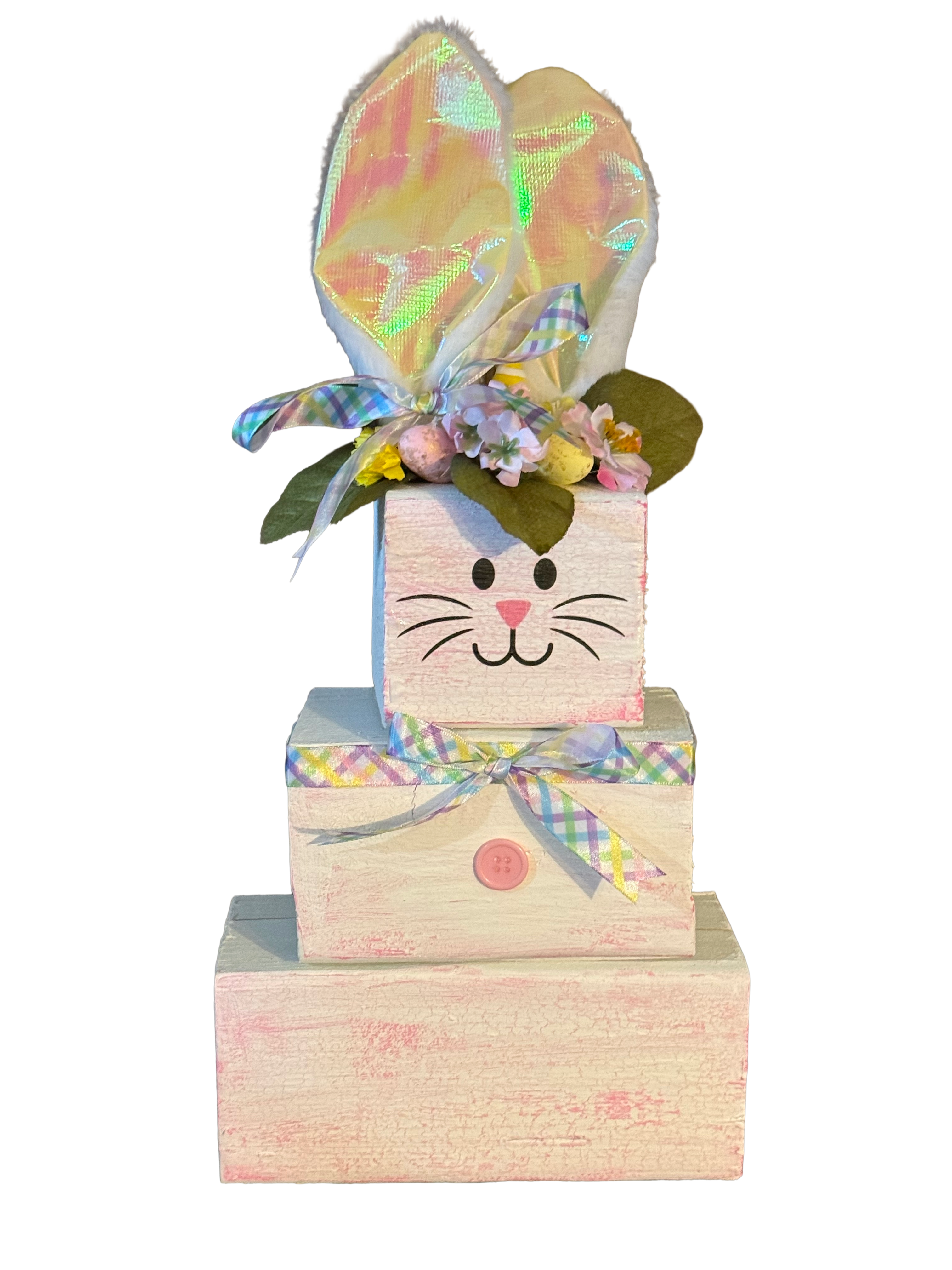 Unique wooden Stackable Bunnies