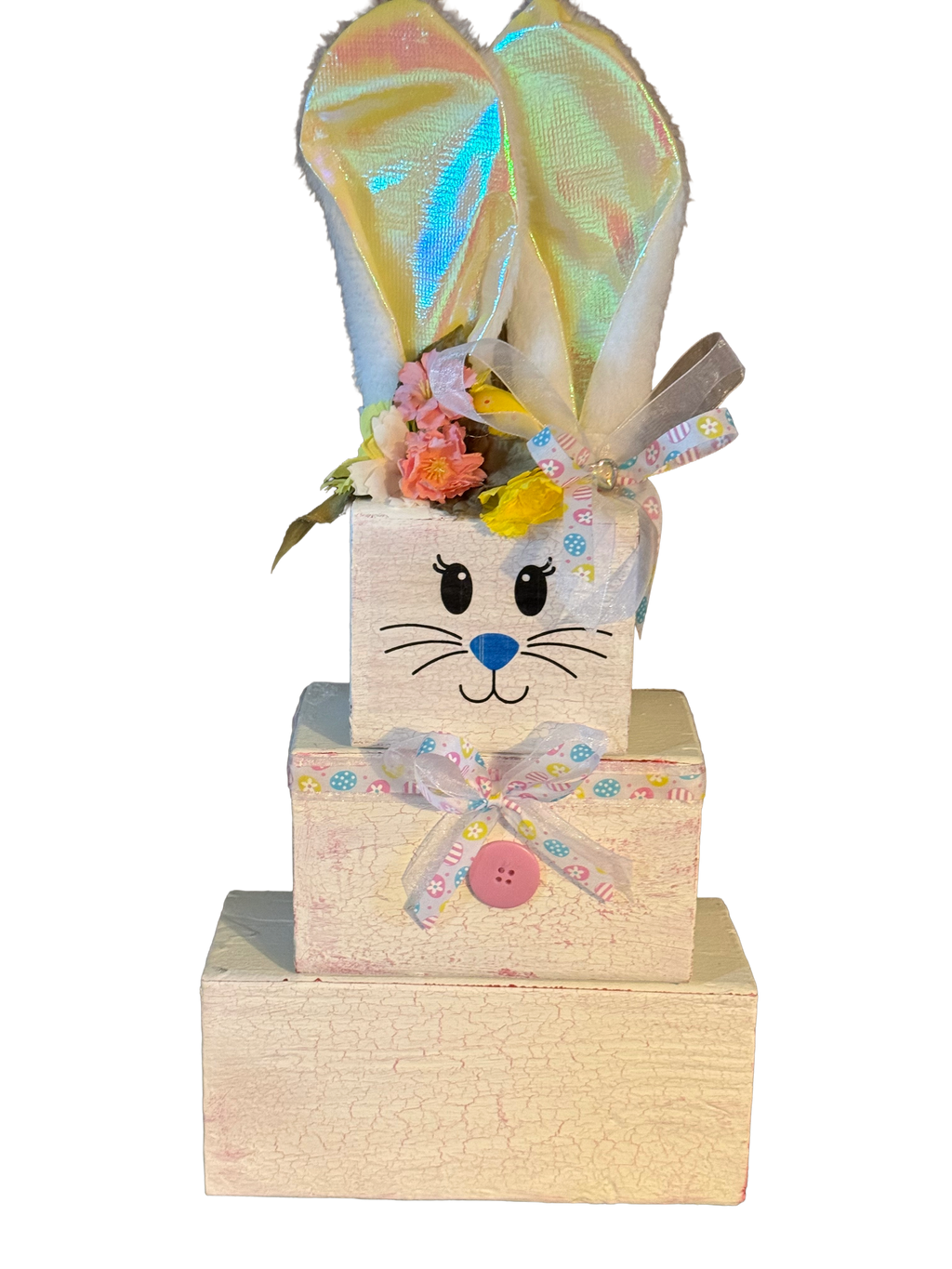 Unique wooden Stackable Bunnies