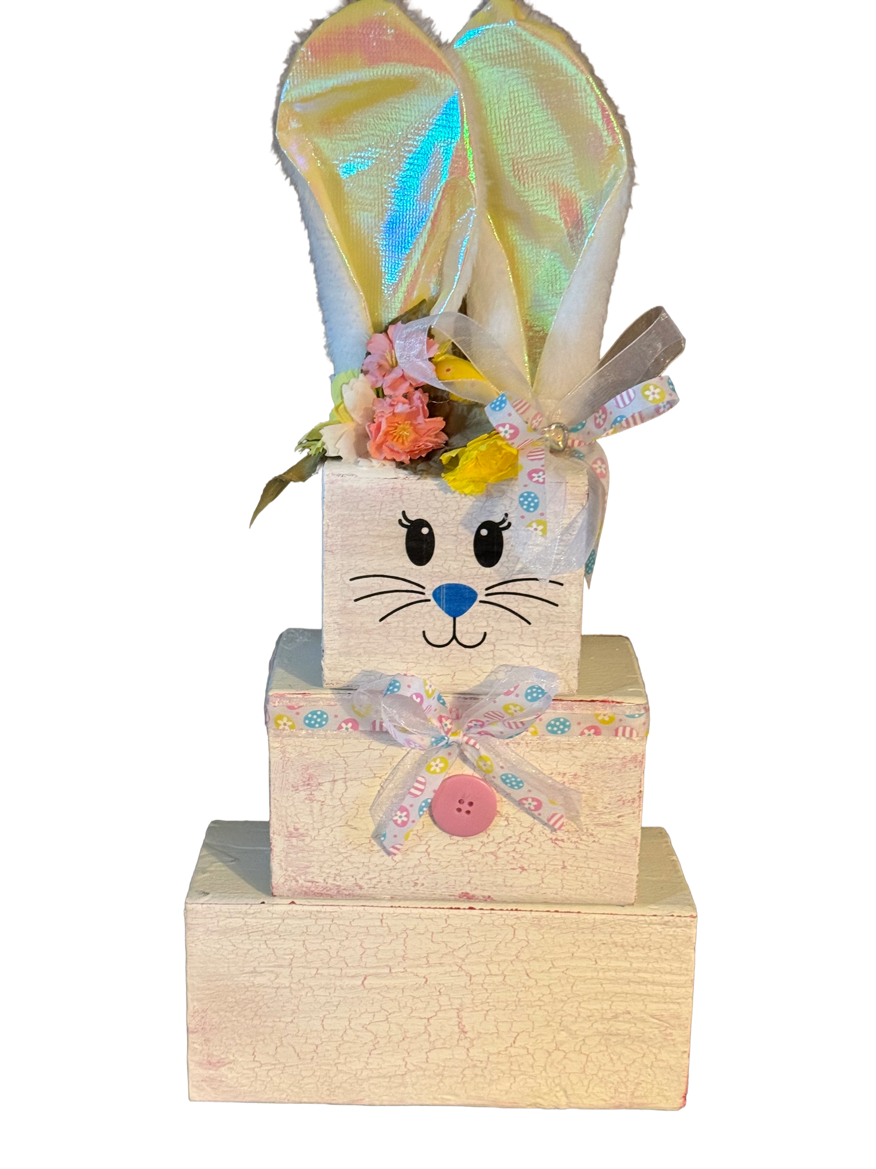 Unique wooden Stackable Bunnies