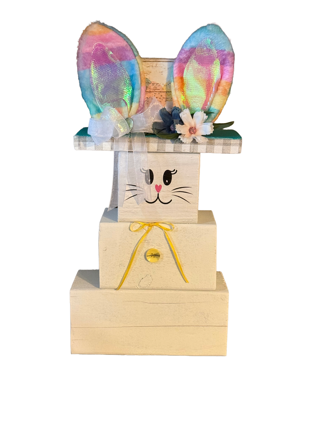 Unique wooden Stackable Bunnies