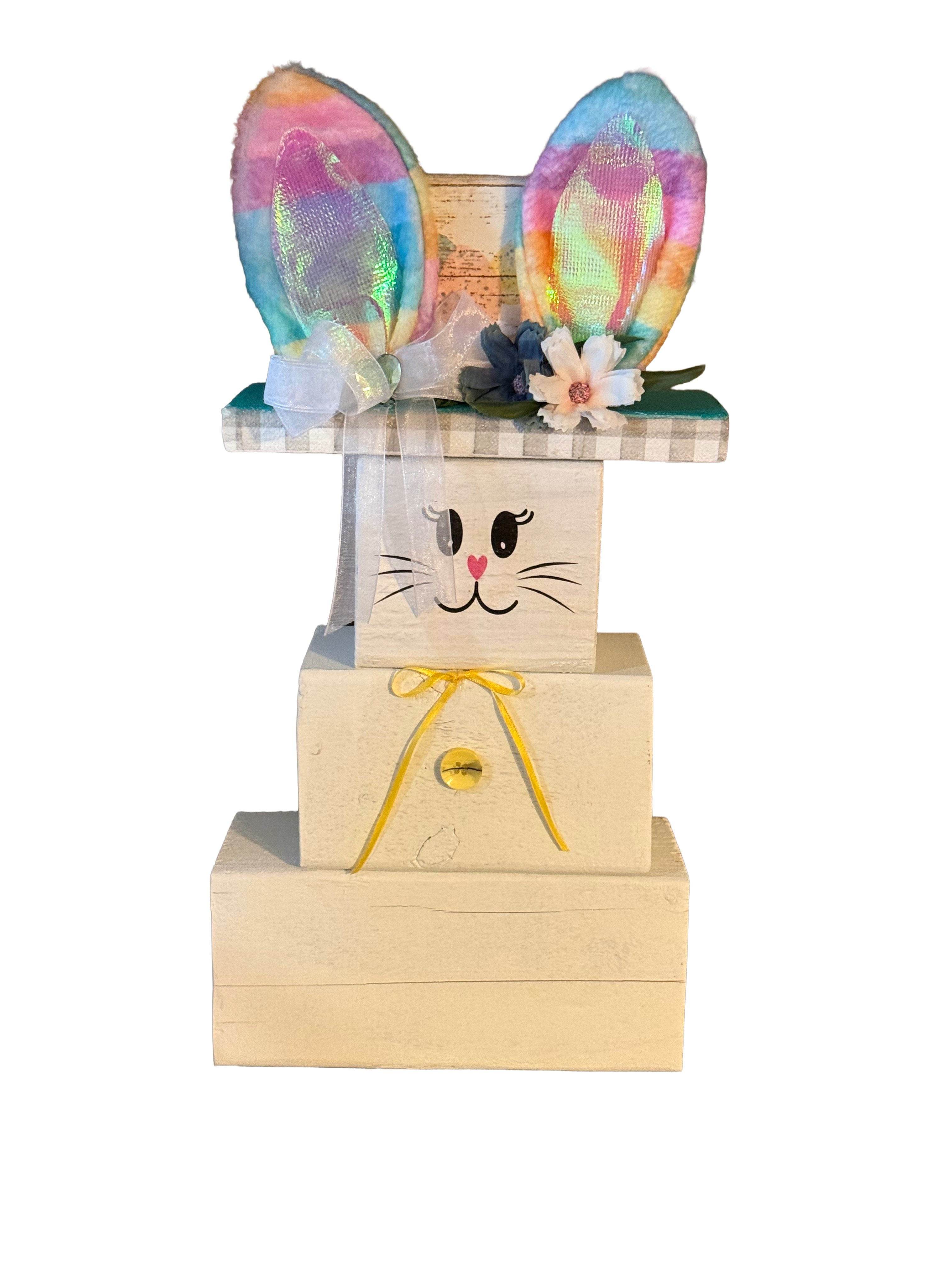 Unique wooden Stackable Bunnies