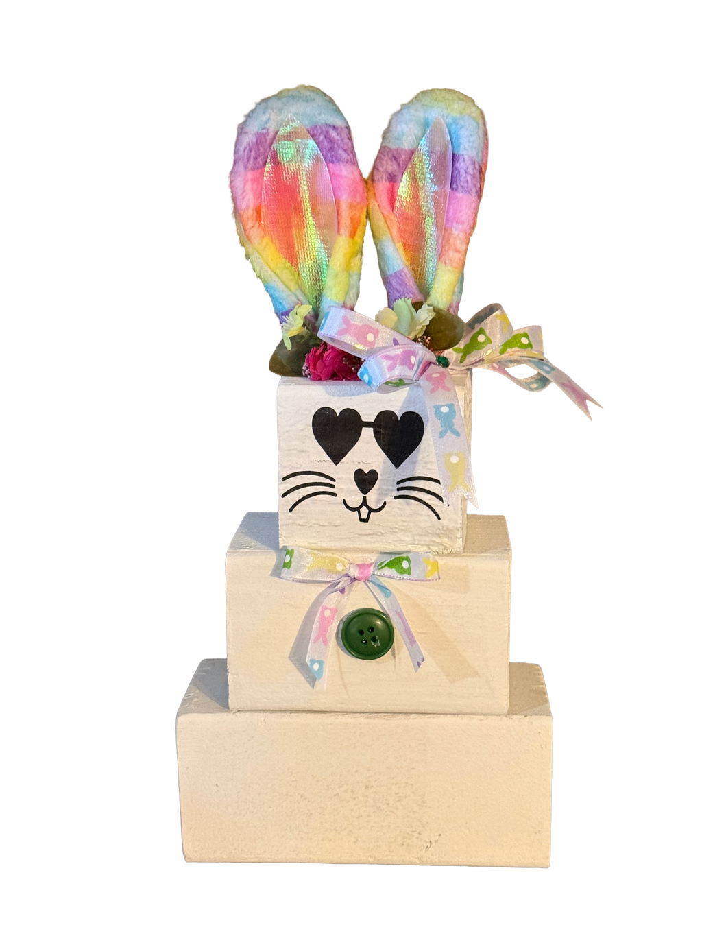 Unique wooden Stackable Bunnies