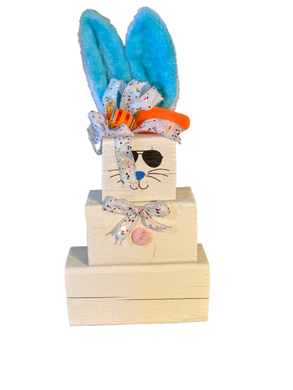 Unique wooden Stackable Bunnies