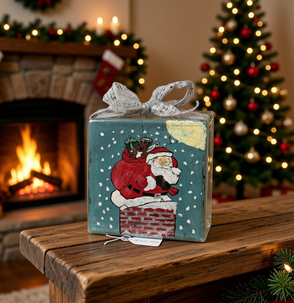 Glass Blocks (Hand Painted)