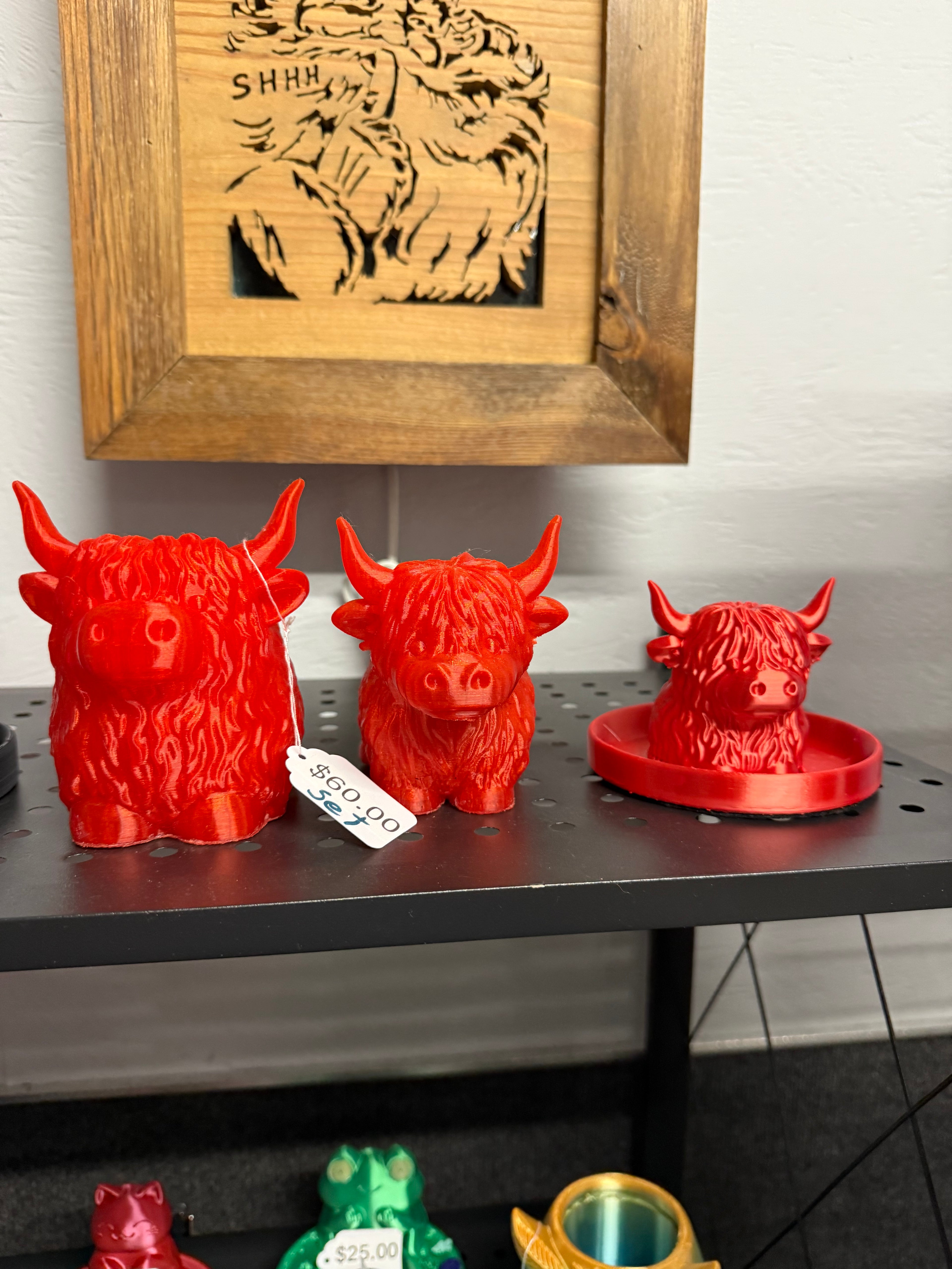 Figurine - Highland Cow Sets (3D)