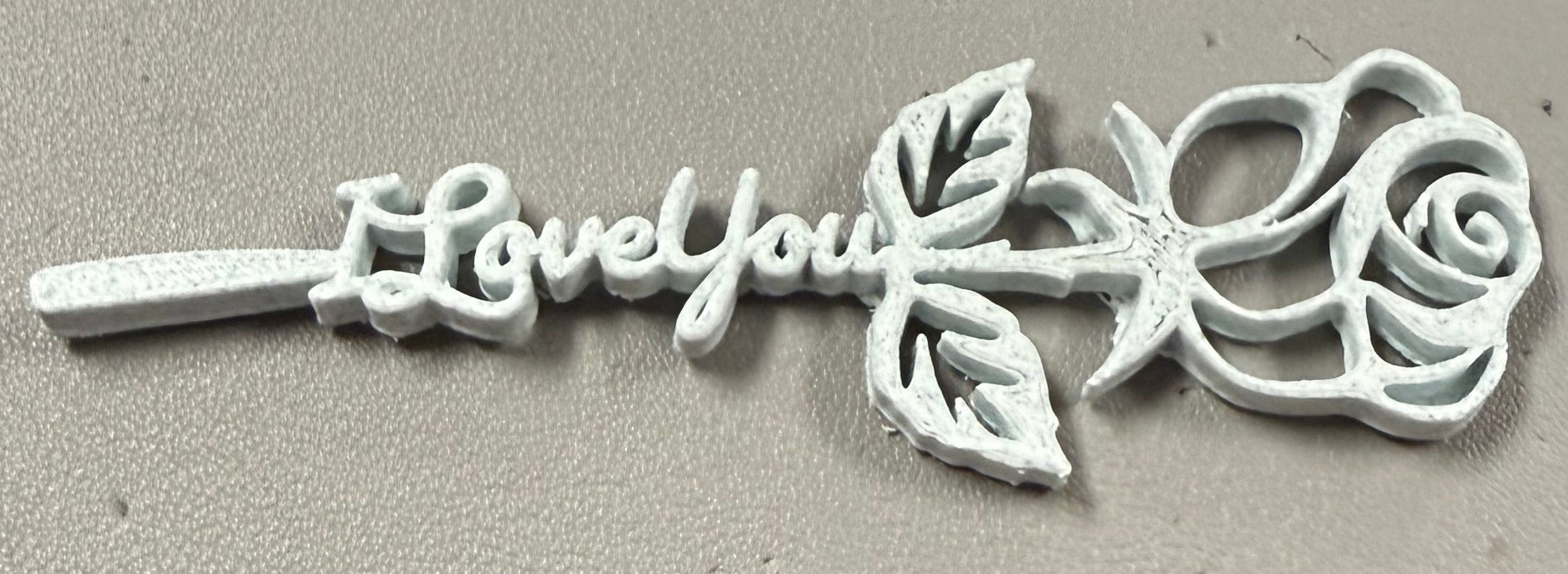 Figurine - " I Love You" Roses (3D)
