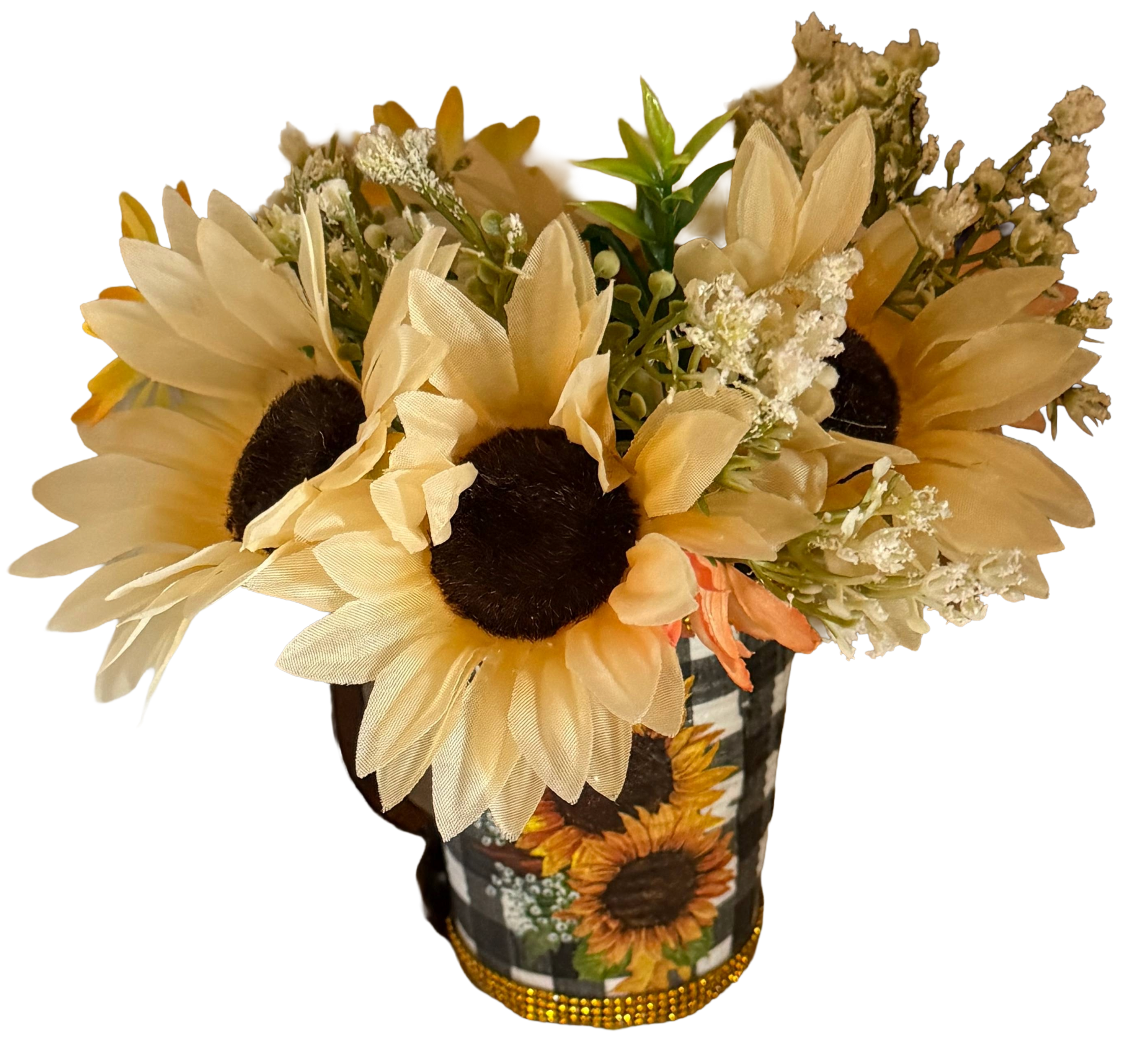 Recycle Can - Pitcher Daisy
